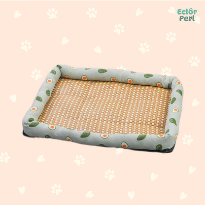 Cat Rattan Cooling Bed